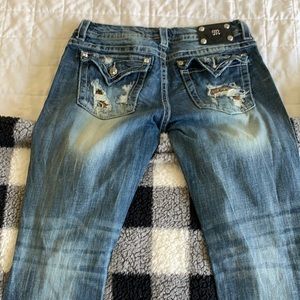 Cuffed Skinny Miss Me Jeans